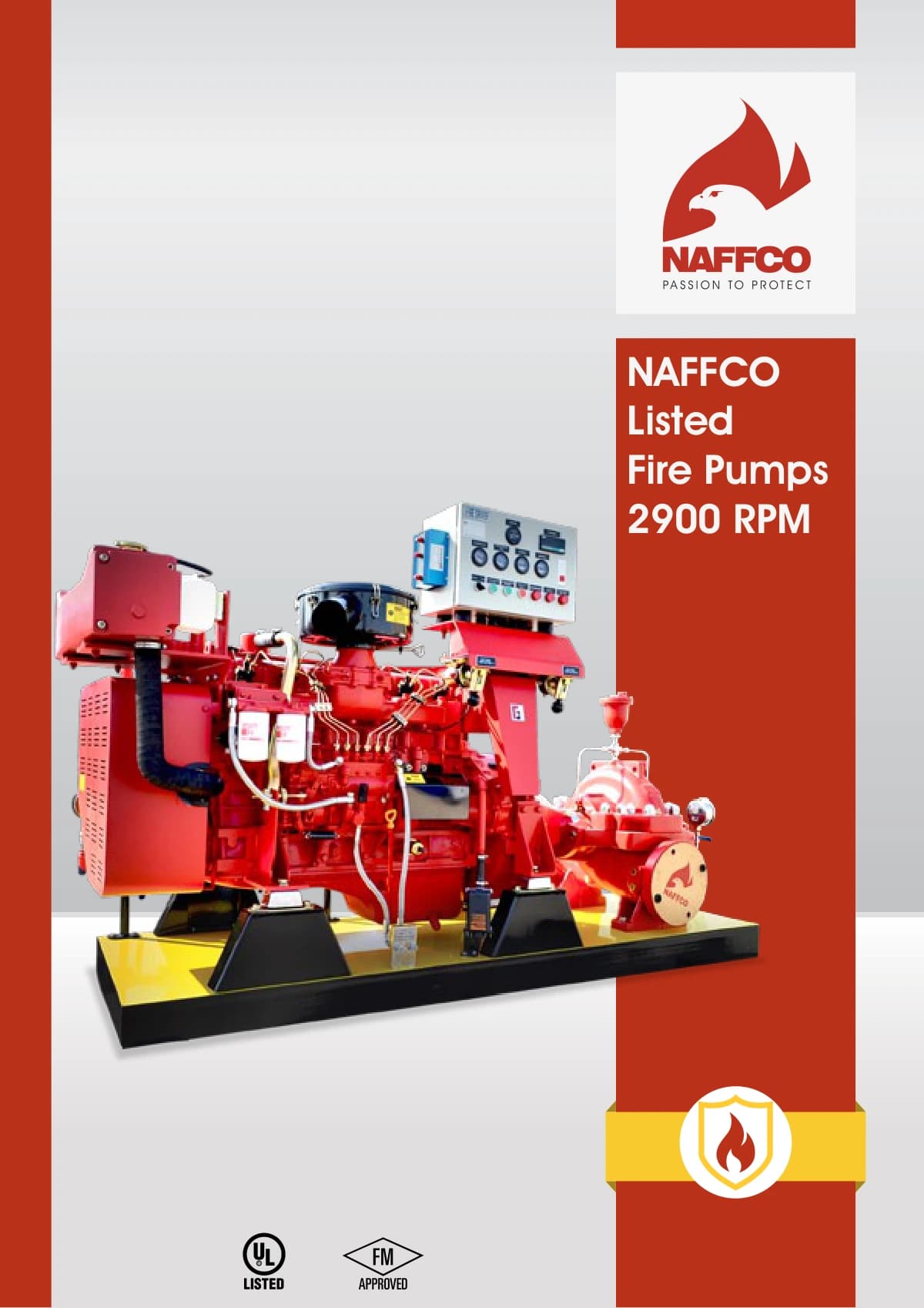 NAFFCO fire pump product catalogue cover