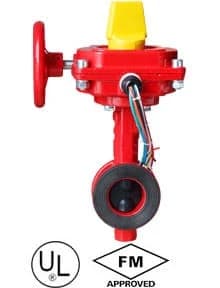Butterfly valve with Supervisory Option