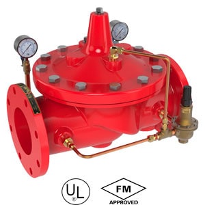 Flanged-pressure-reducing-valve